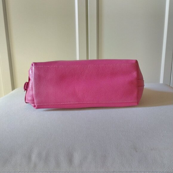 Longchamp Hobo Bag in Pink Pebbled Leather, EUC - Picture 4 of 13